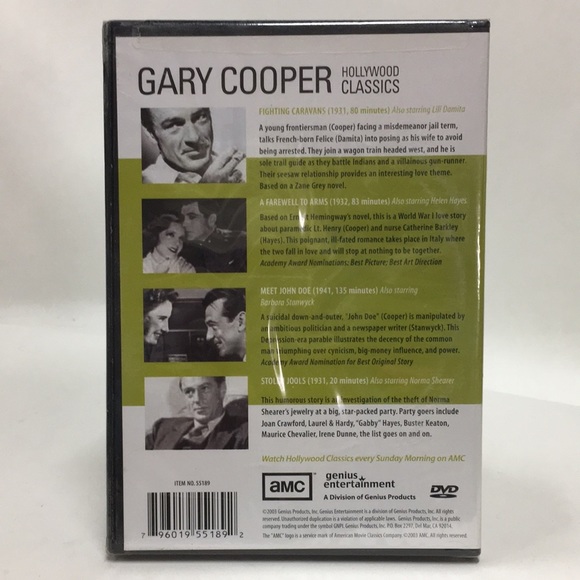 SEALED “Gary Cooper Classics” 4 Movies/2 DVDs - Picture 6 of 9